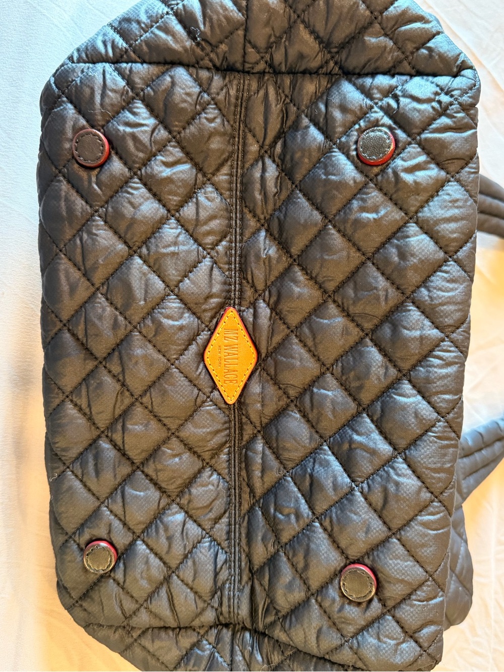 MZ Wallace Quilted Tote Bag in Black - Picture 4 of 6